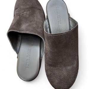 Rita Row Black Suede Mules – Size 36 (US 6)